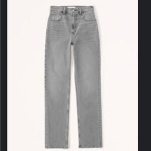 A&F Women's Ultra High Rise 90s Straight Jeans